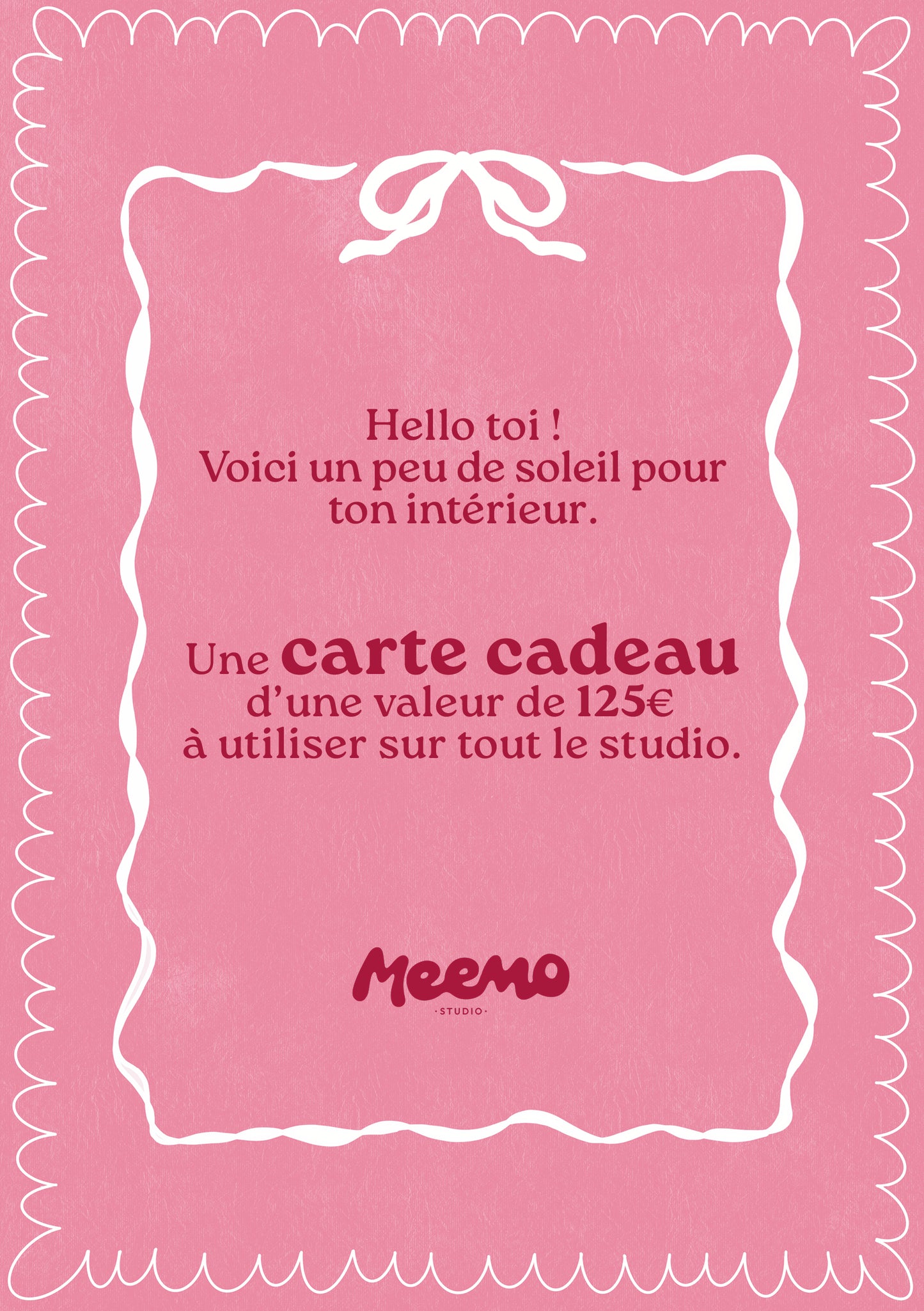 La carte solaire Meemo 125€