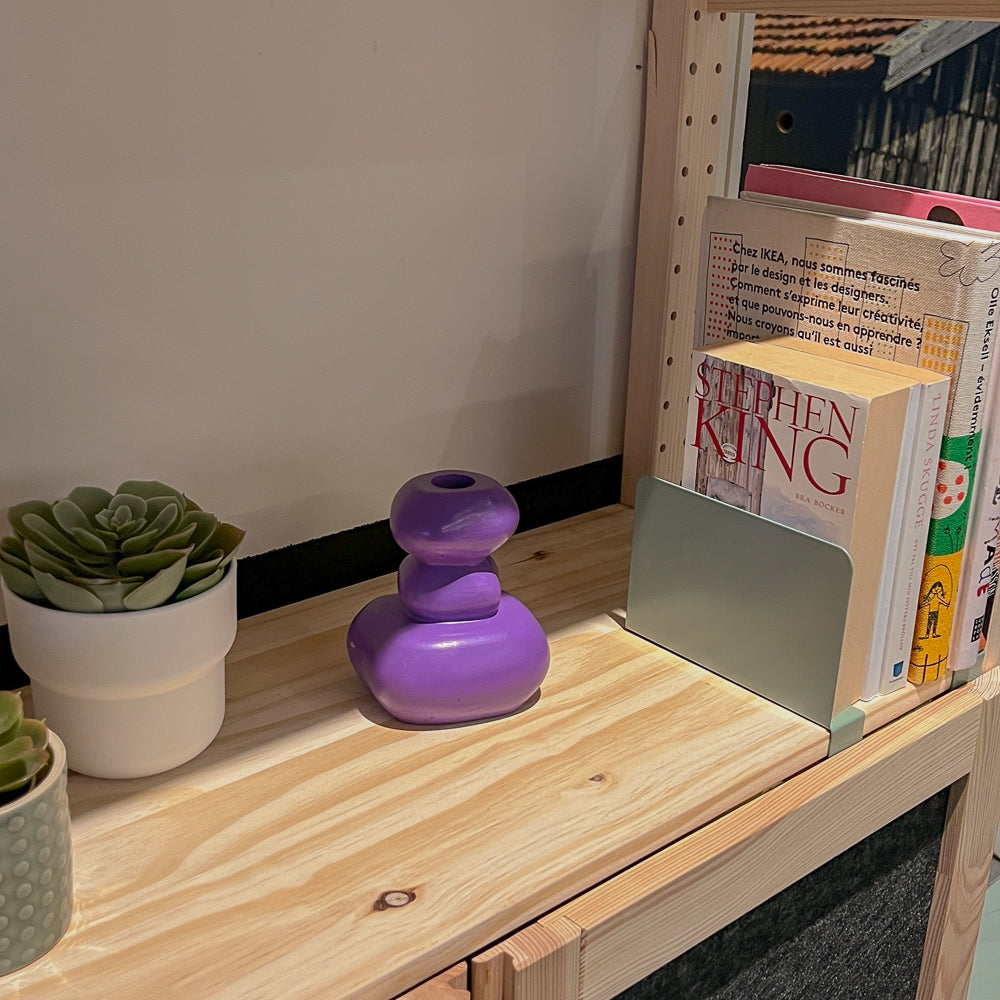 Bougeoir Karn violet sunset