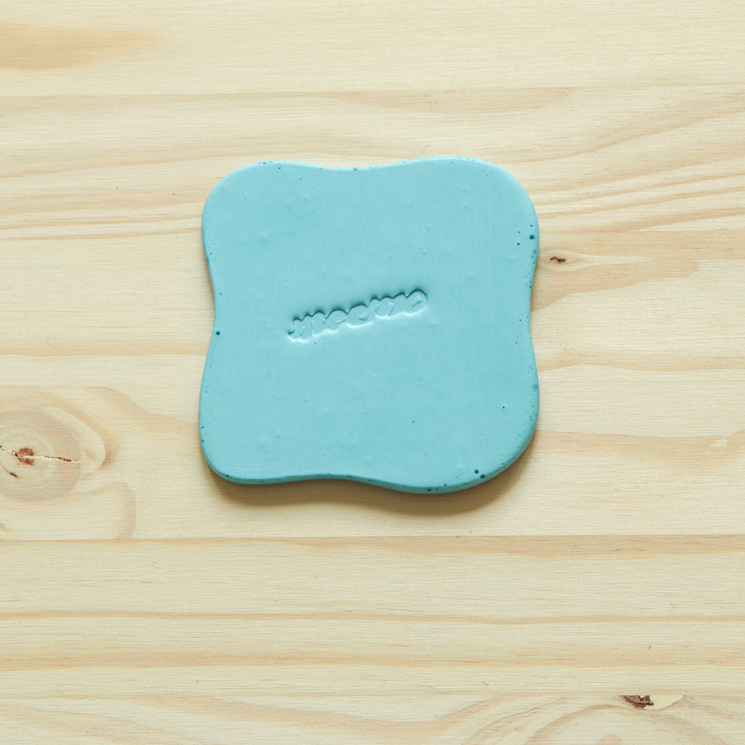 Sous-verre Galet bleu ciel (lot de 4)