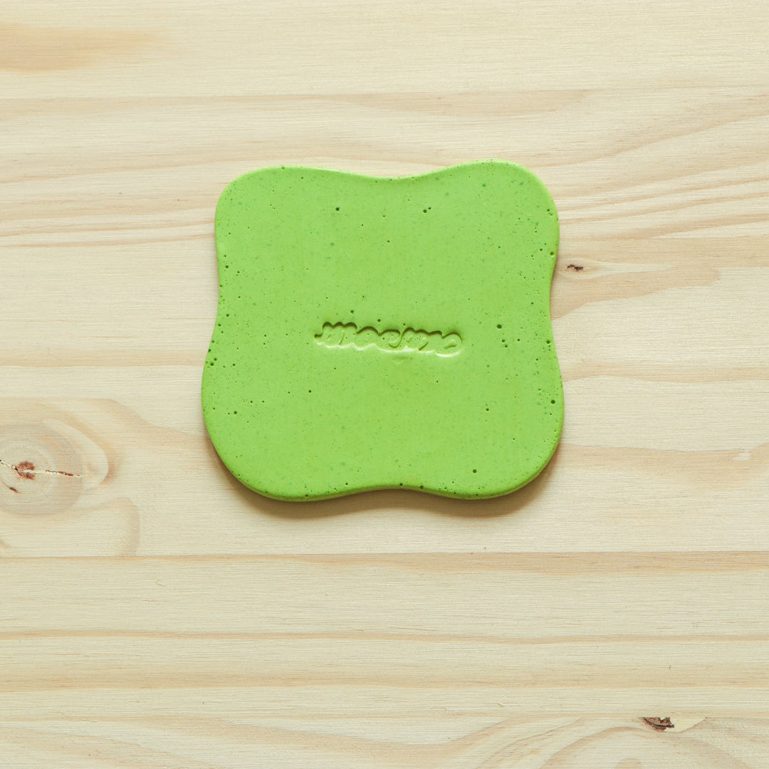 Sous-verre Galet vert (lot de 4)