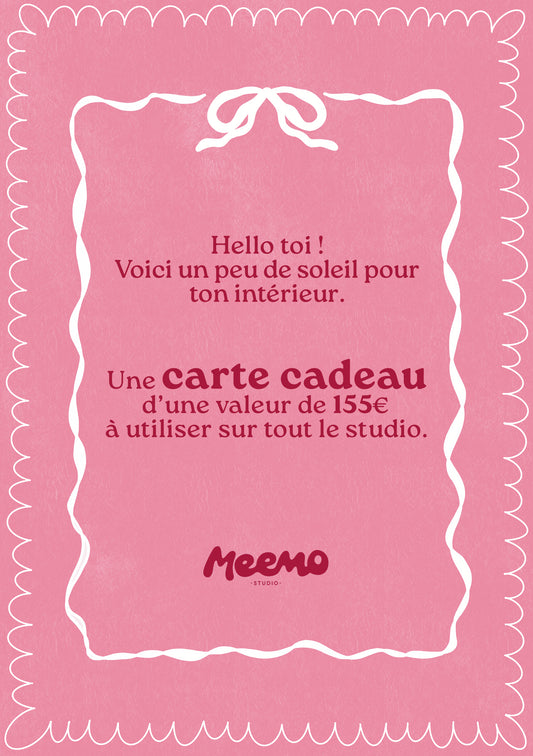 La carte solaire Meemo 155€