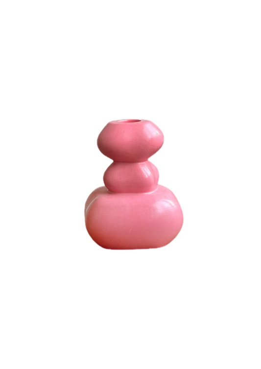 Bougeoir Karn rose sunrise