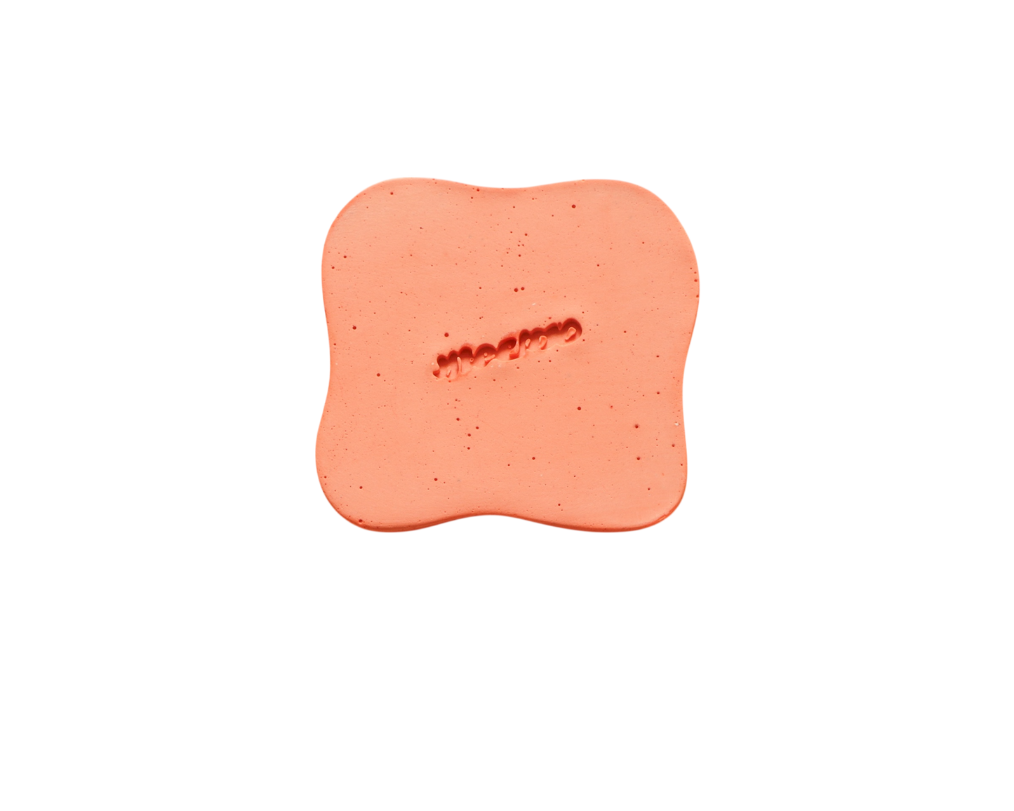 Sous-verre Galet orange (lot de 4)