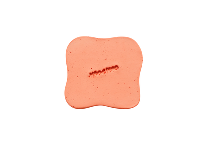 Sous-verre Galet orange (lot de 4)