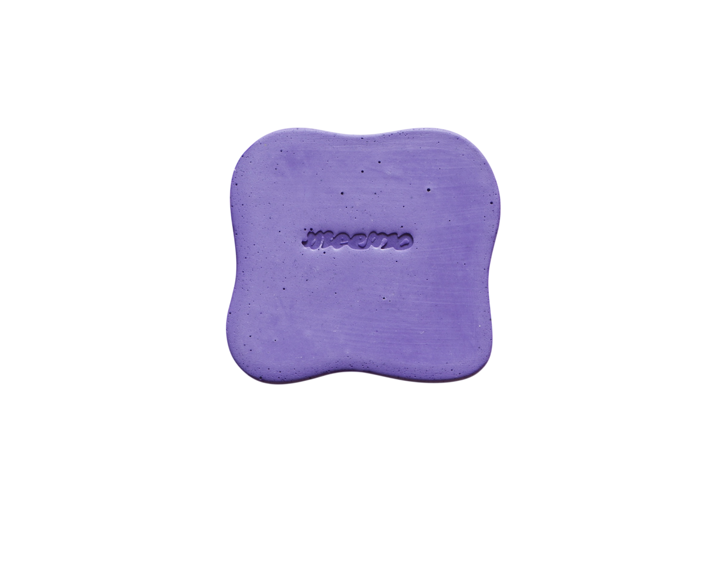 Sous-verres Galet violet (lot de 4)