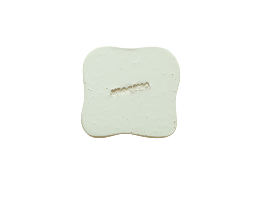 Sous-verre Galet blanc (lot de 4)